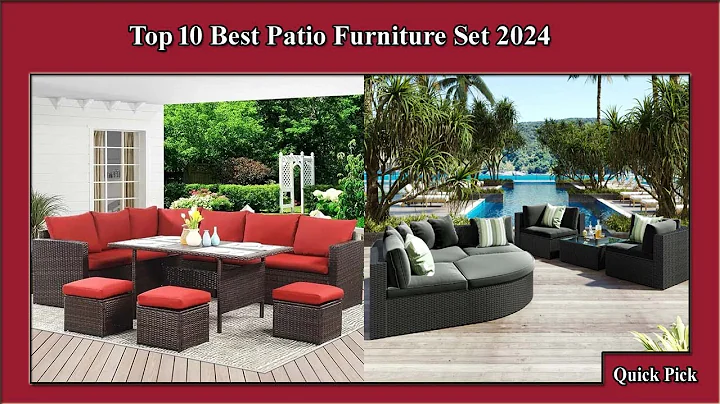 ✅ Top 10 Best Patio Furniture Set 2024  | Best Patio Furniture Set