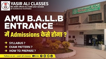 How to prepare for AMU B.A.LL.B 2022-23 | AMU B.A.LL.B  Preparation | AMU B.Com Entrance CUCET 22-23