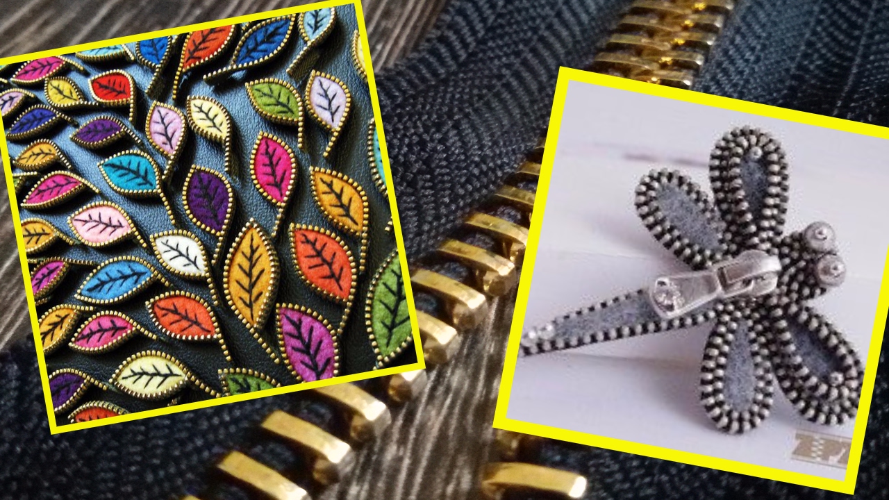 How to make the coolest DIY jewelry out of a zipper  12 Fashion Ideas