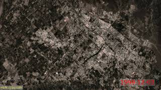 Argentina, Mendoza, the highest frequency timelapse from space (1984..2020)
