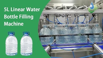 5L Linear Water Bottle Filling Machine, Water Filling Production Line Equipment - Luye Machinery