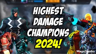 MCOC TOP 25 HIGHEST DAMAGE OUTPUT CHAMPIONS! (FEBRUARY 2024)  MARVEL CONTEST OF CHAMPIONS