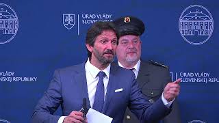 Tlačová konferencia o bezpečnostnej situácii na Slovensku.