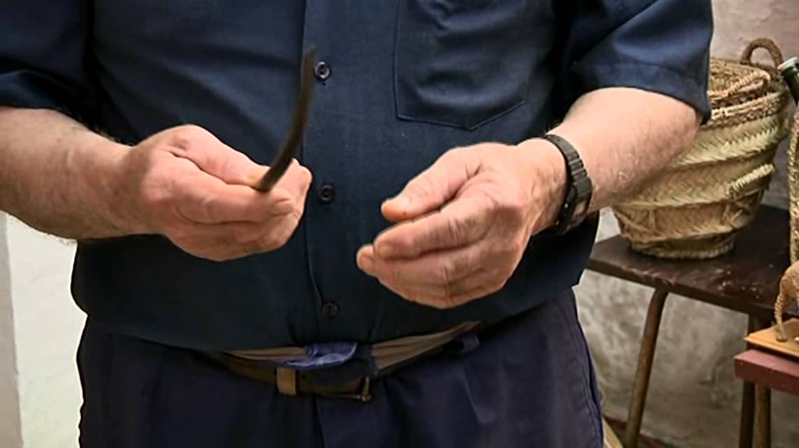 Enea y esparto. Artesanía campesina.