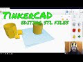 Modify Existing STL files easily using TinkerCAD