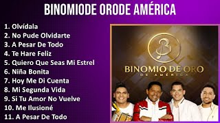 Binomiode Orode América 2024 MIX Las Mejores Canciones - Olvídala, No Pude Olvidarte, A Pesar De...