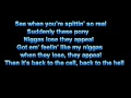 J cole cole world lyrics on screen