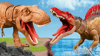 Most Dramatic Dinosaur T-rex Attack 2024| Jurassic World Fan Movie | Dinosaur Hunting| Dino Wow Dino