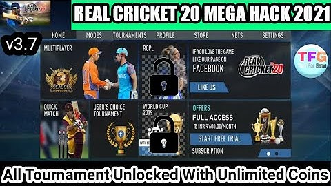 Mega Hack || Everything Unlocked In Real Cricket 20 With Unlimited Coins || #rc20hack