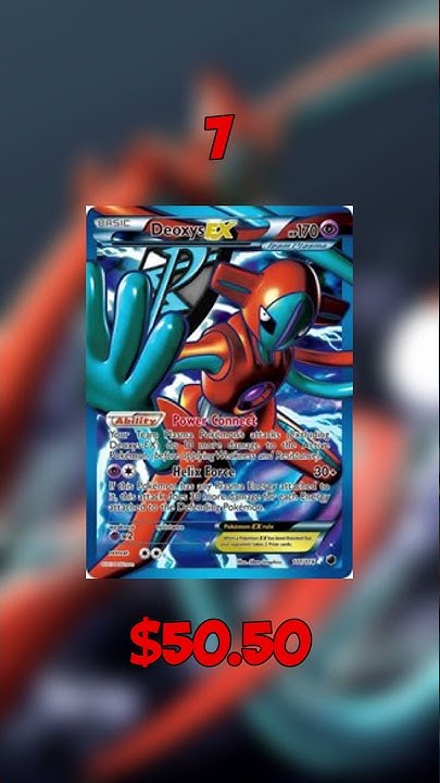 How much is a deoxys pokemon card worth