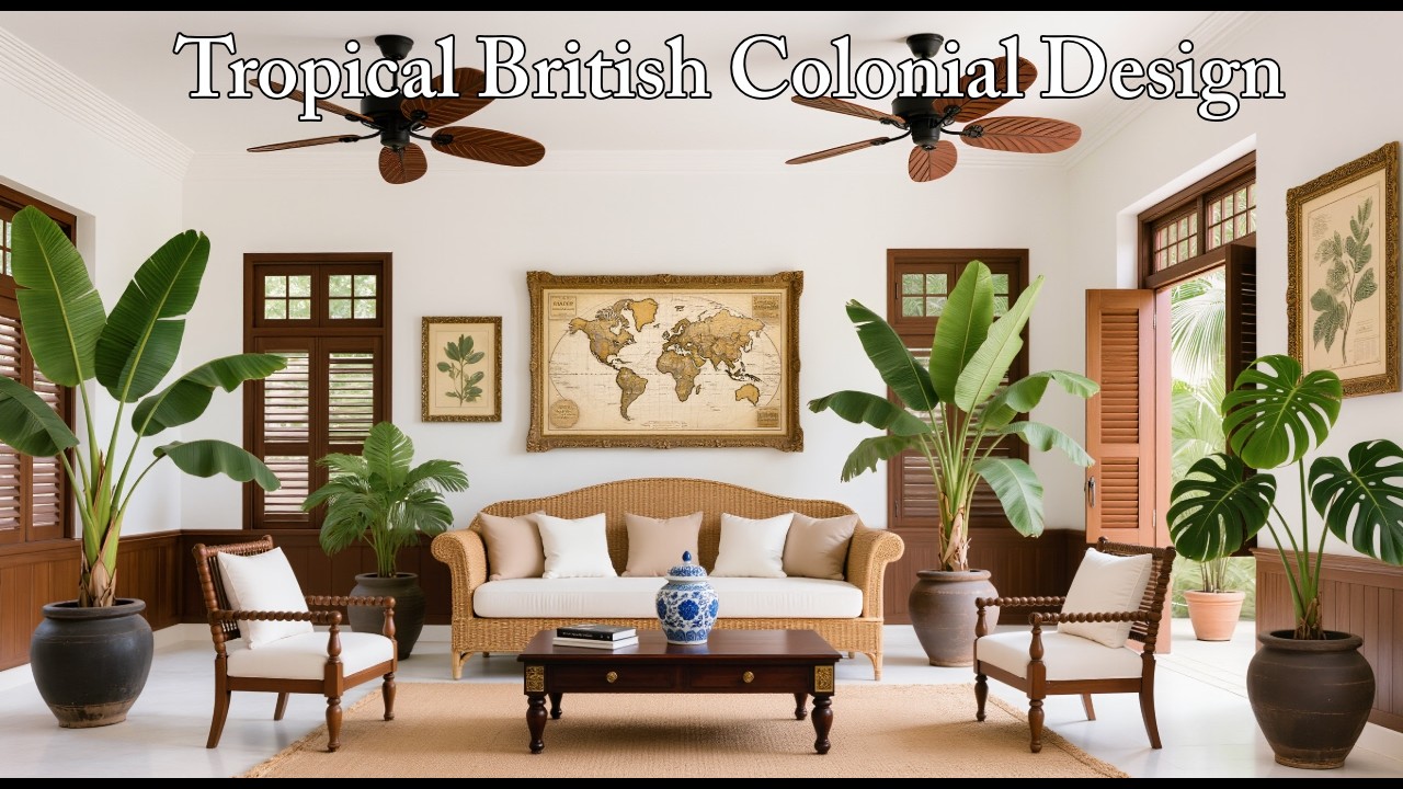 Tropical British Colonial Design | Where Island Warmth Meets Classic Elegance