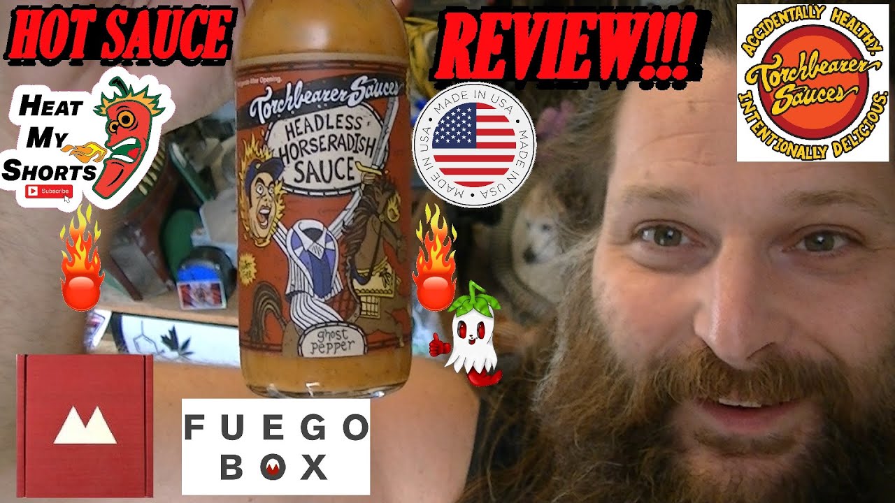Torchbearer's "Headless Horseradish" Ghost Pepper Hot Sauce!! This is