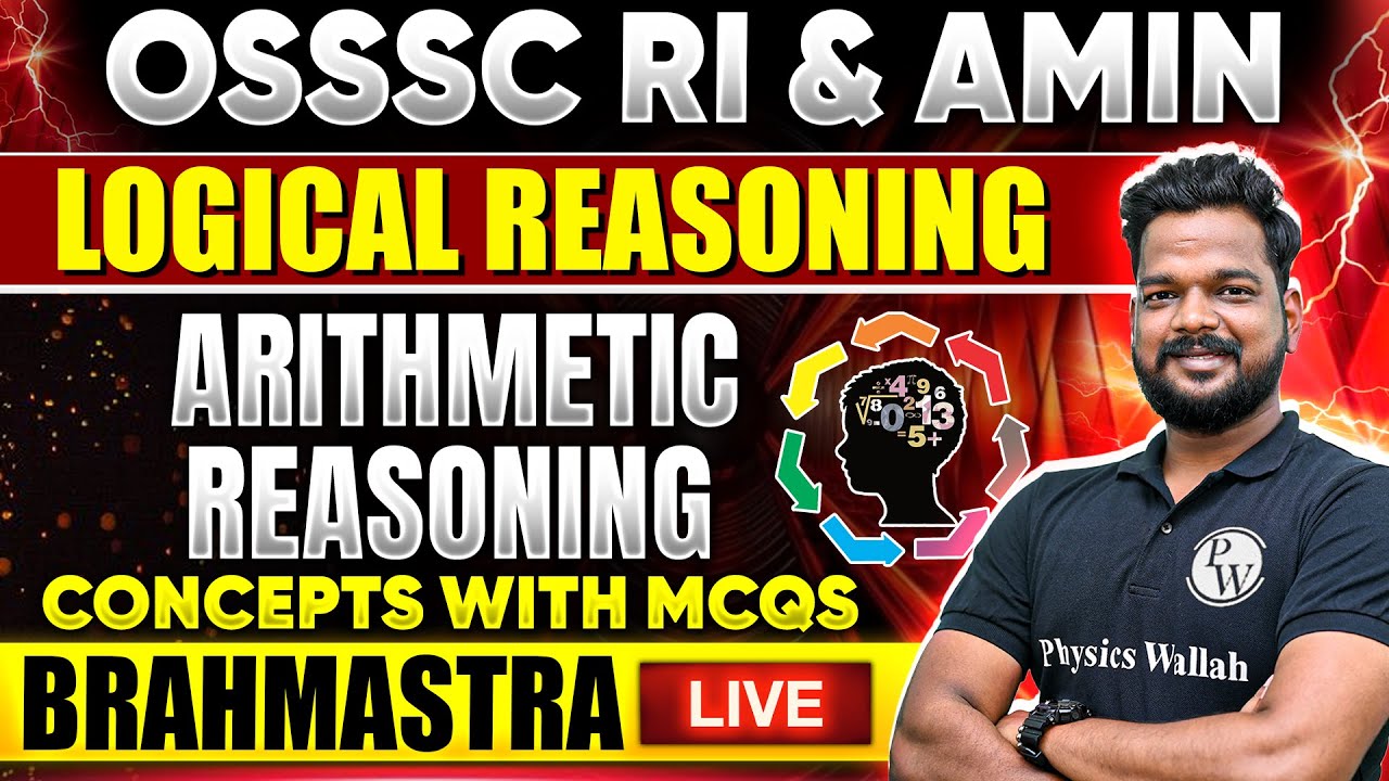 Logical Reasoning : Arithmetic Reasoning | Reasoning Class for OSSSC RI ...