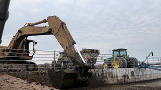 Pump the liquid, scoop the solids, getting right after it!!