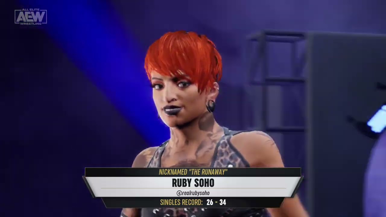 Ruby Soho vs. Serena Carson.