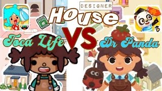 TocaLifeWorld VS Dr.Panda house designer ! 🌏⚡️ screenshot 5