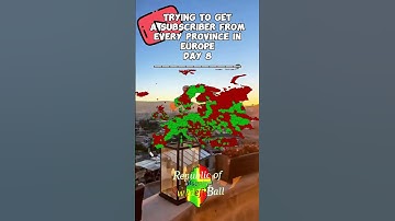 Trying To Get a Subscriber From Every Province In Europe (Day 8) | #mapping #subscribe #europe #map