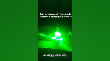 scattering of light #shorts #physics #experiment  #physicswallah #science #sciencefacts #ytshorts