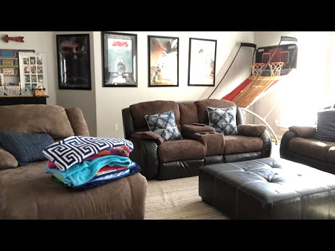 CLEAN WITH ME | Getting the Game Room Ready