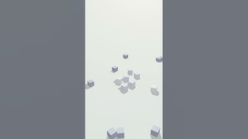 Wrench + Gear Emblem Destruction - Voxel Block Collapse Animation