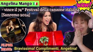 [Reacts] : Angelina Mango Vince Il 74º Festival Della Canzone Italiana [La Noia]