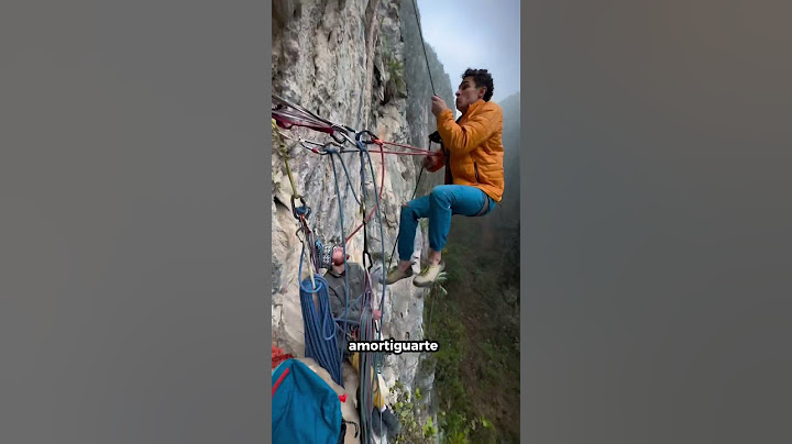 Cómo amortiguar una caída escalando 🧗‍♀️