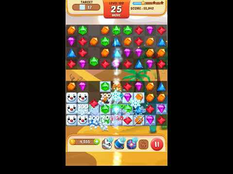 Jewel Match King Level 120 - Walkthrough ( No Booster )