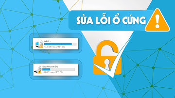 Cách sửa lỗi khi ổ đĩa hiện ổ khóa và dấu chấm than vàng | Nhân Lon Ton