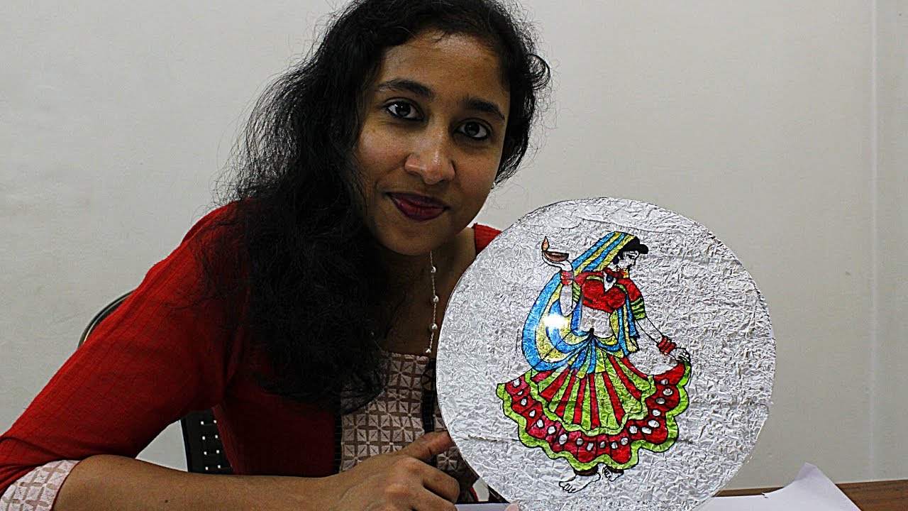 Hand Craft Home Decor Glass painting creative art DIY Malayalam