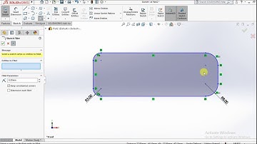 SolidWorks / Sketch Fillet and Chamfer tools - 1.7