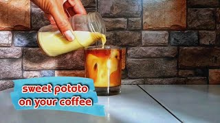 Sweet Banana creamer -  Ice Coffee