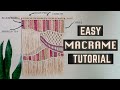 EASY MACRAME TUTORIAL FOR BEGINNERS | Natural dyes for fabric | Home decor ideas | If Only April
