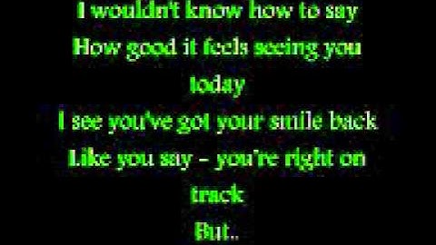 Will Young- Leave Right Now with lyrics