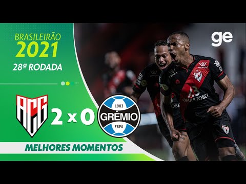 ATLÉTICO-GO 2 X 0 GRÊMIO| MELHORES MOMENTOS | 28ª RODADA BRASILEIRÃO 2021 | ge.globo