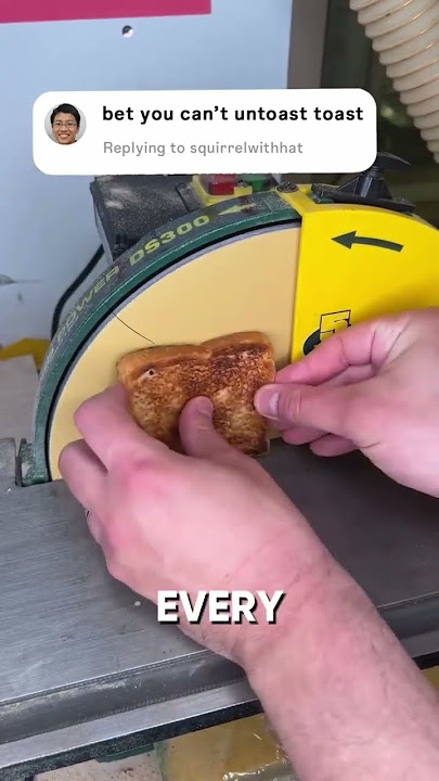 This Man Reversed Toast and Broke Physics 🍞