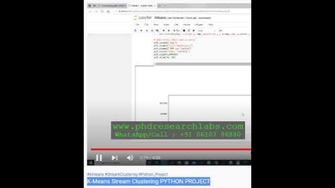 K-Means Stream Clustering PYTHON PROJECT