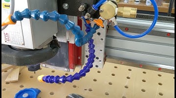 Low cost IPA mist cooling/lubrication system for cutting metals on my AVID CNC router