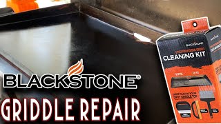 HOW TO FIX AND REPAIR BLACKSTONE GRIDDLE SURFACE! TIME TO RESEASON FLAT TOP!