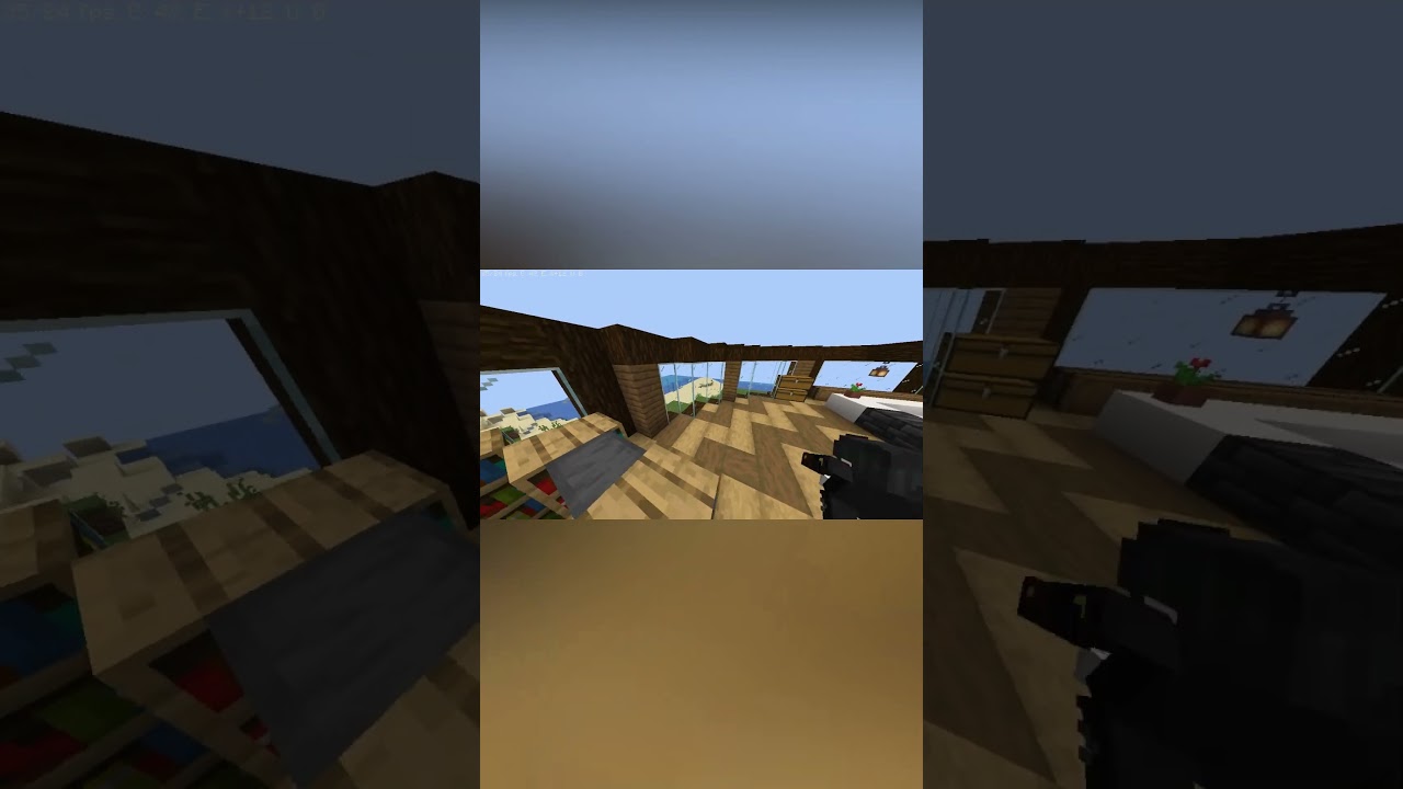 Minecraft Beginner House Interior Part 2 #shorts #minecraft #trending #viral #minecrafthouse
