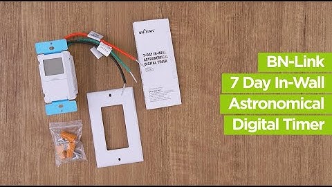 BN-Link 7 Day In-Wall Astronomical Digital Timer