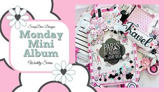 Monday Mini Album featuring @ScrapDiva29 Luggage Mini Album-New Release 06/05