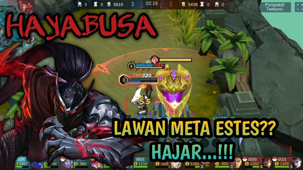 Solusinya Gameplay Hayabusa vs meta estes? pakai emblem killing spree solusinya ...