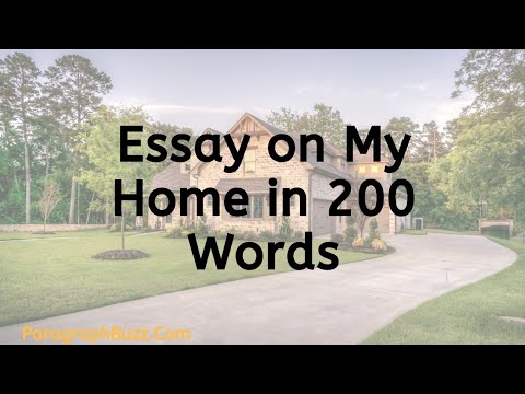 my home essay 200 words in english