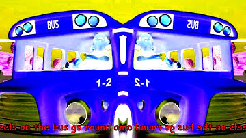 🚍 Wheels on the Bus Sound Variations Remix 🎶 [1 Minute Loop] | Kids Fun Music | ChooChooMelon Style