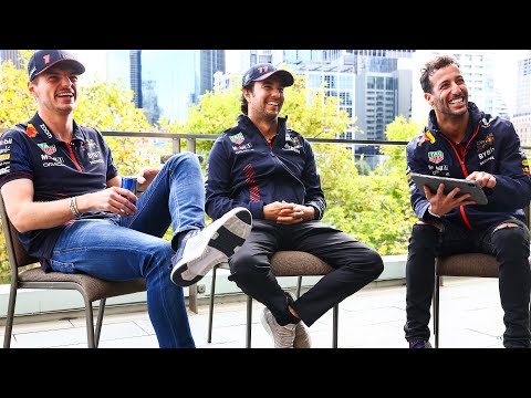 Daniel's SPICY ? Quiz feat. Max & Checo AUSSIE EDITION