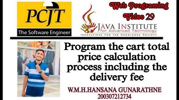 Web Programming Video 29 | Java Institute | Eshop |