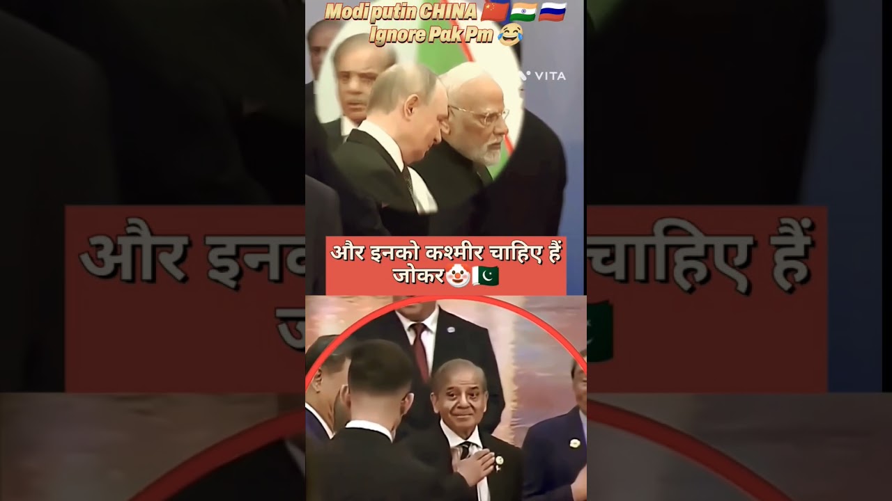INDIA 🇮🇳🇨🇳 China Russia 🇷🇺 Ignore pakistan 🇵🇰 PM 😂 #pakistan #indian #india #modi #russia#scosummit