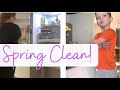 SPRING CLEANING Kitchen || Part 1 || Deep Clean Pantry, Freezer, and Fridge || Clean with Me