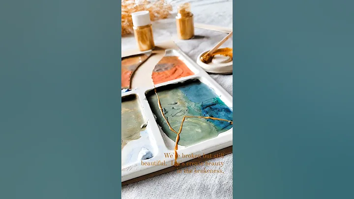 Broken + beautiful, Kintsugi Japanese art of putting broken pieces back together, embracing flaws - DayDayNews