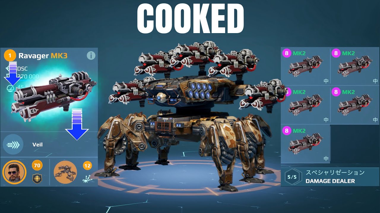 [WR] Gothic Fainter Ravager After The NERF | War Robots Gameplay - YouTube